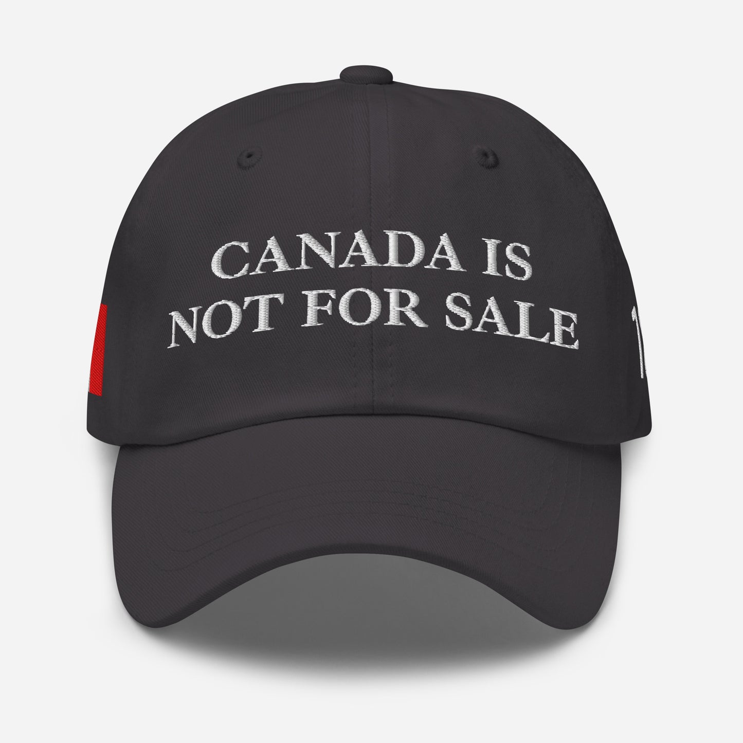 CANADA IS NOT FOR SALE HAT (with flag & year) - unisex