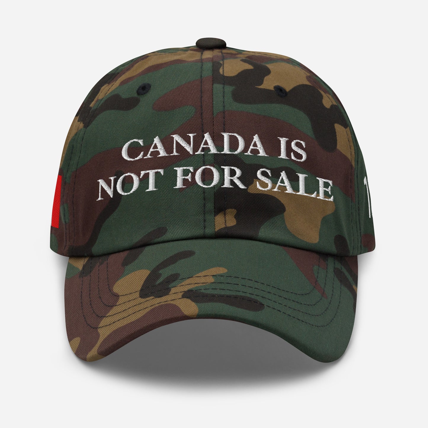 CANADA IS NOT FOR SALE HAT (with flag & year) - unisex