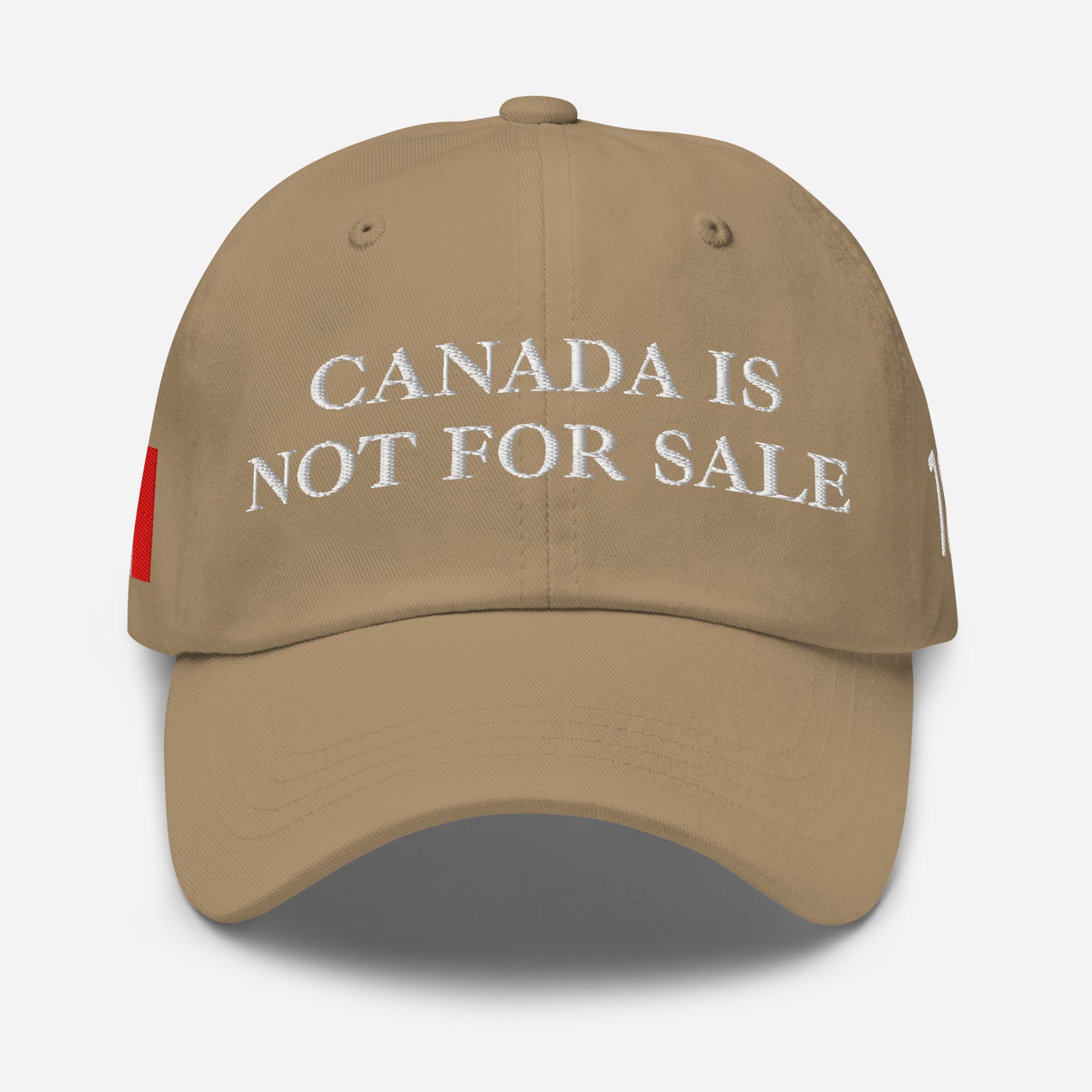 CANADA IS NOT FOR SALE HAT (with flag & year) - unisex