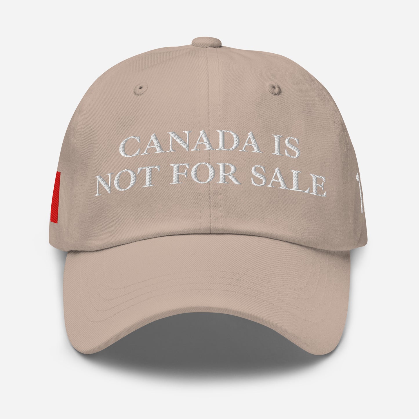 CANADA IS NOT FOR SALE HAT (with flag & year) - unisex